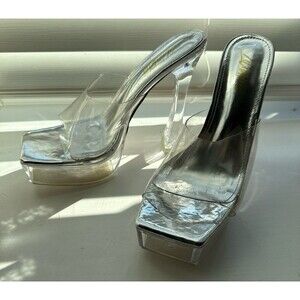 Clear heels size 7.5